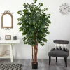 7ft. Potted Sakaki Silk Tree