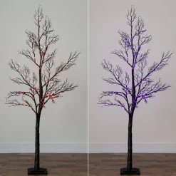 6ft. Pre-Lit Artificial Minimalist Twig Tree