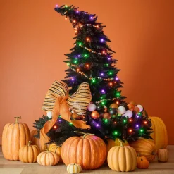 4ft. Pre-Lit Witch Hat Tree, Multicolor LED Lights by Ashland®