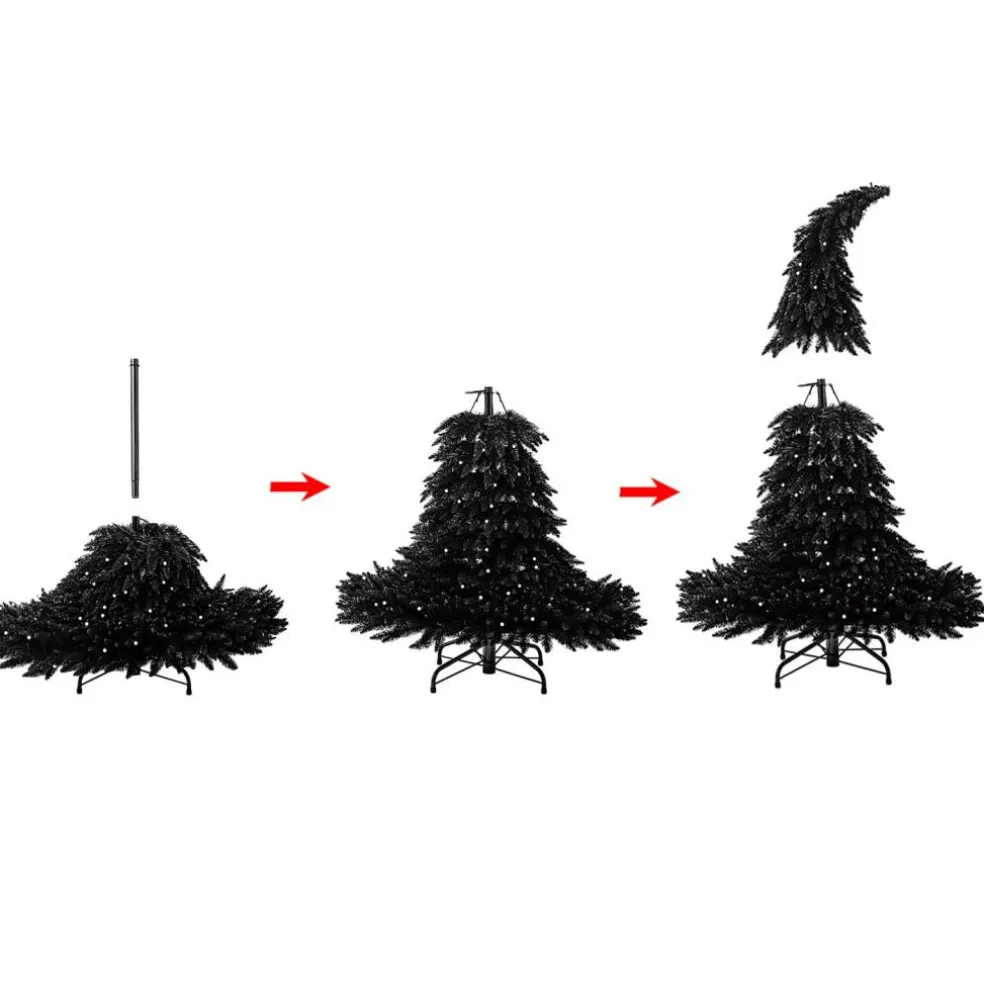 4ft. Pre-Lit Witch Hat Tree, Multicolor LED Lights by Ashland®