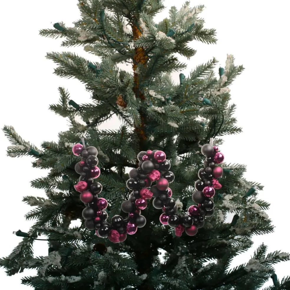 6ft. Purple & Black Ornament Garland by Ashland®