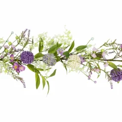 5ft. Purple Wildflower & Berry Spring Garland