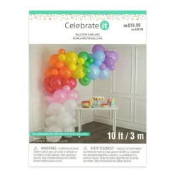 10ft. Rainbow Balloon Garland by Celebrate It™