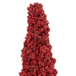 4ft. Red Berry Cone Potted Christmas Topiary