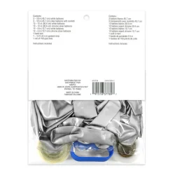10ft. Silver & White Balloon Garland by Celebrate It™
