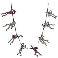 6ft. Skeleton Garland by Ashland®