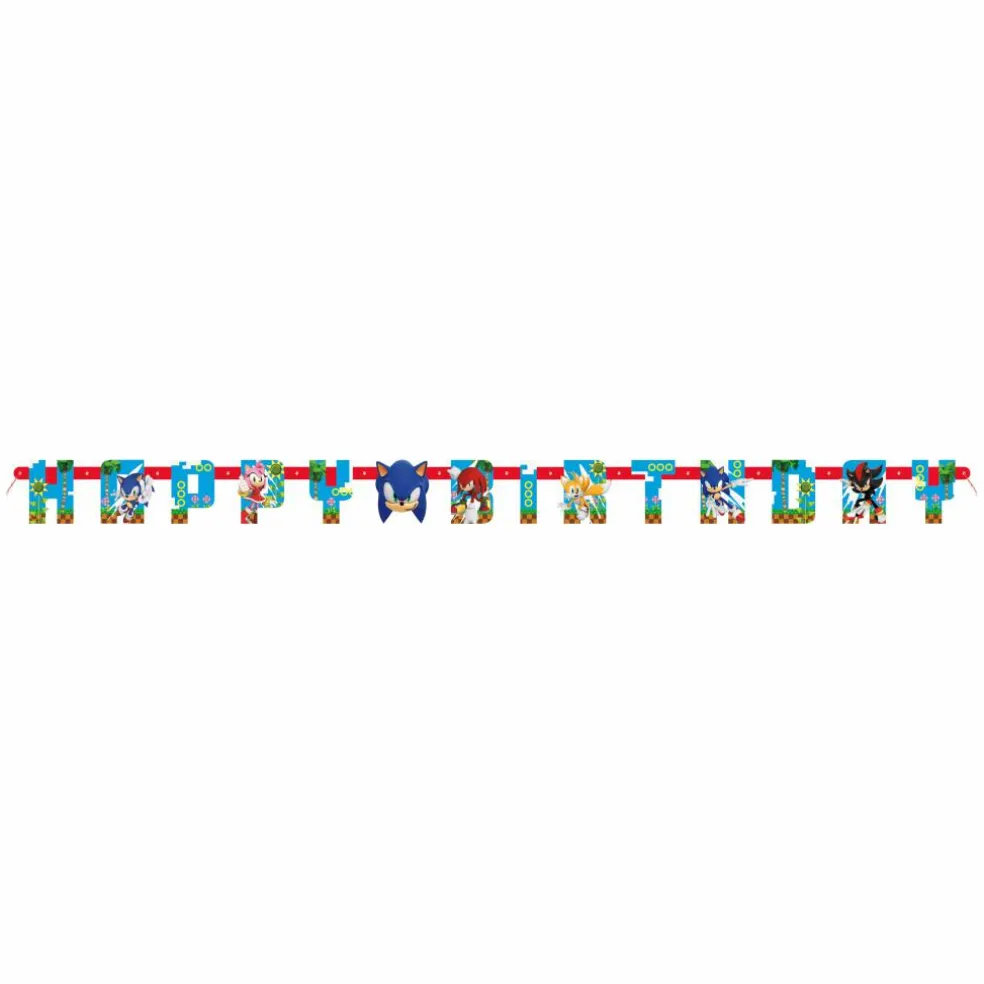 6ft. Sonic the Hedgehog™ Birthday Banner