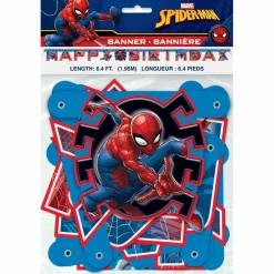 6.5ft. Spider-Man Birthday Banner