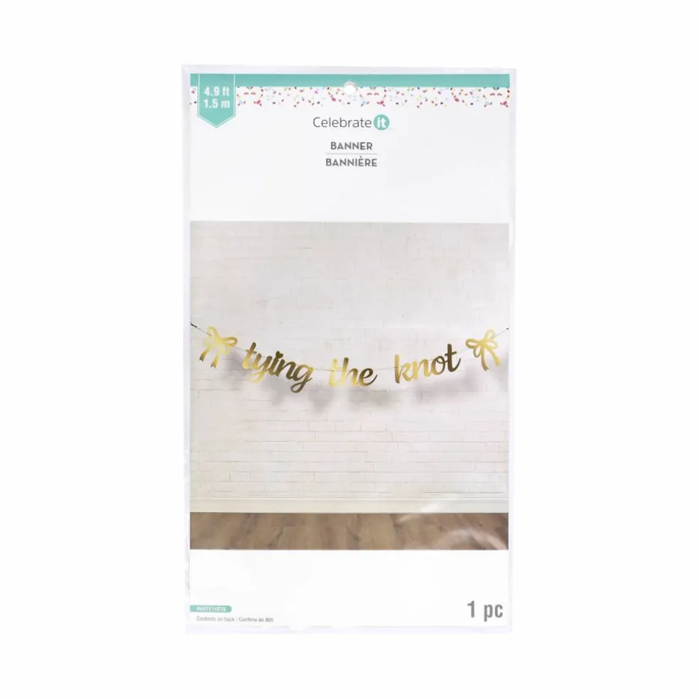 5ft. Tying the Knot Banner by Celebrate It™