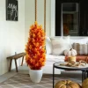 4ft. UV Resistant Autumn Artificial Fall Cedar Tree (Indoor/Outdoor)