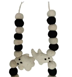 6ft. Wool Ghost & Pom Pom Garland by Ashland®