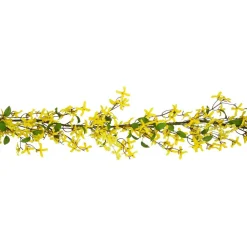 5ft. Yellow Forsythia & Berry Floral Spring Garland