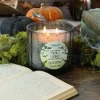 Full Moon: Black Timber & Red Cherry Scented Halloween Candle (12.5 oz)