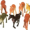 Fun Express Vinyl Plastic Horses Toy - 12 Pieces