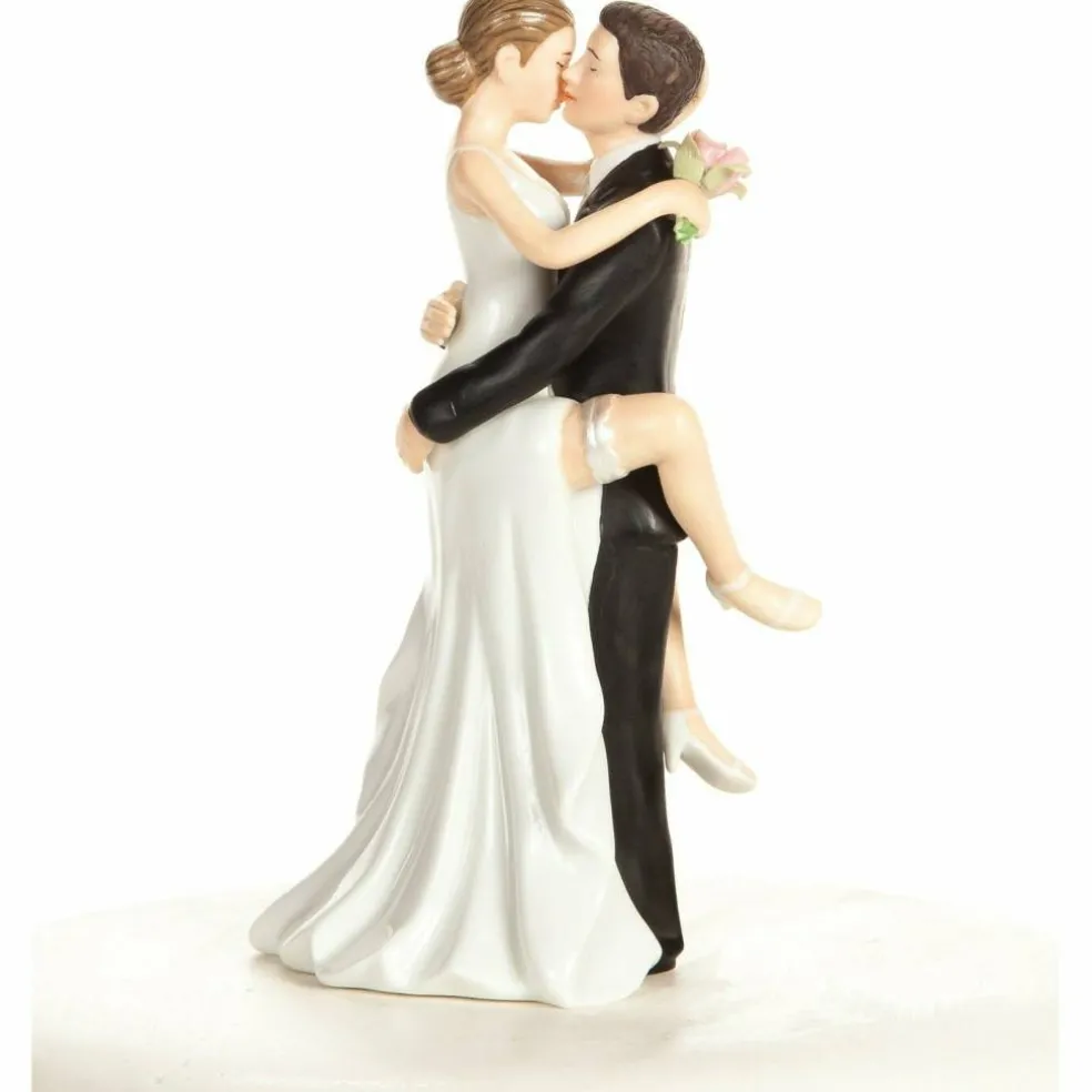 "Funny Sexy" Wedding Bride and Groom Cake Topper Figurine