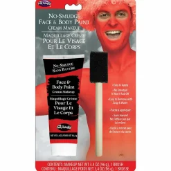 Fun World® 3.4oz. Cream No-Smudge Face & Body Paint with Brush