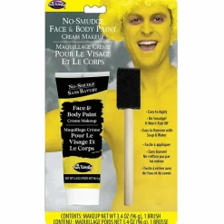 Fun World® 3.4oz. Cream No-Smudge Face & Body Paint with Brush