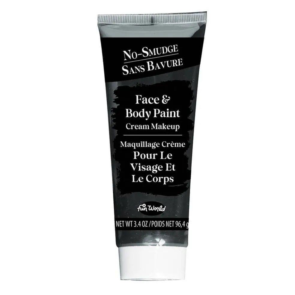 Fun World® 3.4oz. Cream No-Smudge Face & Body Paint with Brush