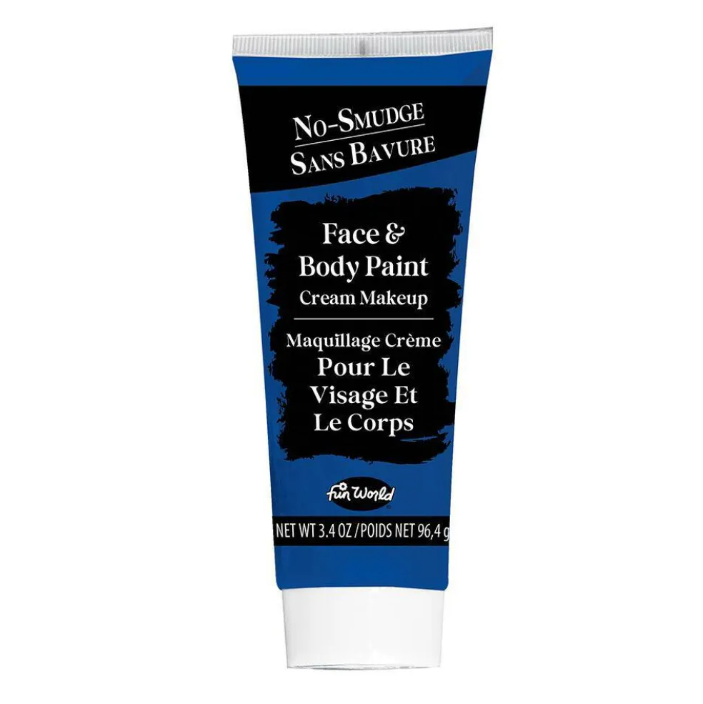 Fun World® 3.4oz. Cream No-Smudge Face & Body Paint with Brush