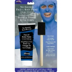 Fun World® 3.4oz. Cream No-Smudge Face & Body Paint with Brush