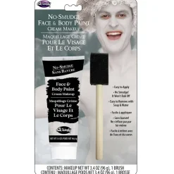 Fun World® 3.4oz. Cream No-Smudge Face & Body Paint with Brush
