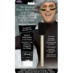Fun World® 3.4oz. Cream No-Smudge Face & Body Paint with Brush