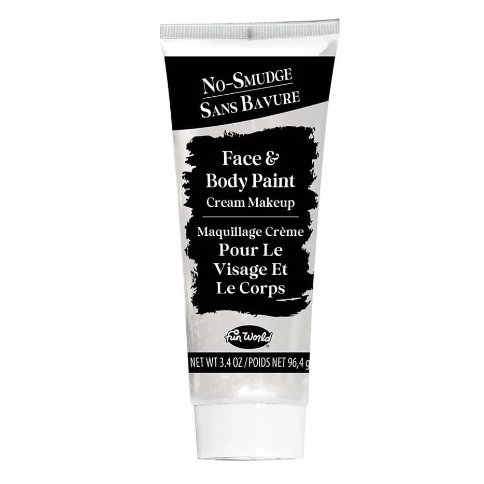 Fun World® 3.4oz. Cream No-Smudge Face & Body Paint with Brush