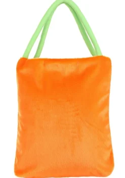Fuzzy Pumpkin Treat Bag