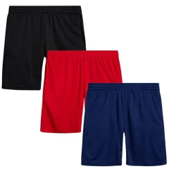 Galaxy by Harvic Boys Active Mesh Basketball Shorts 3 Pack