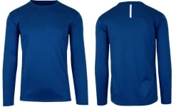 Galaxy By Harvic Long Sleeve Moisture-Wicking Performance Crew Neck Men's Tee