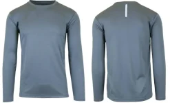 Galaxy By Harvic Long Sleeve Moisture-Wicking Performance Crew Neck Men's Tee