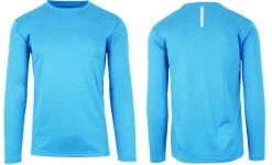 Galaxy By Harvic Long Sleeve Moisture-Wicking Performance Crew Neck Men's Tee