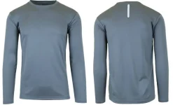 Galaxy By Harvic Long Sleeve Moisture-Wicking Performance Crew Neck Men's Tee
