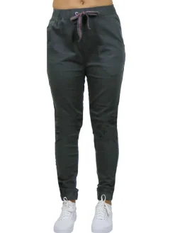 Galaxy By Harvic Loose Fit Stretch Twill Women's Joggers