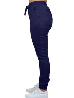 Galaxy By Harvic Loose Fit Stretch Twill Women's Joggers