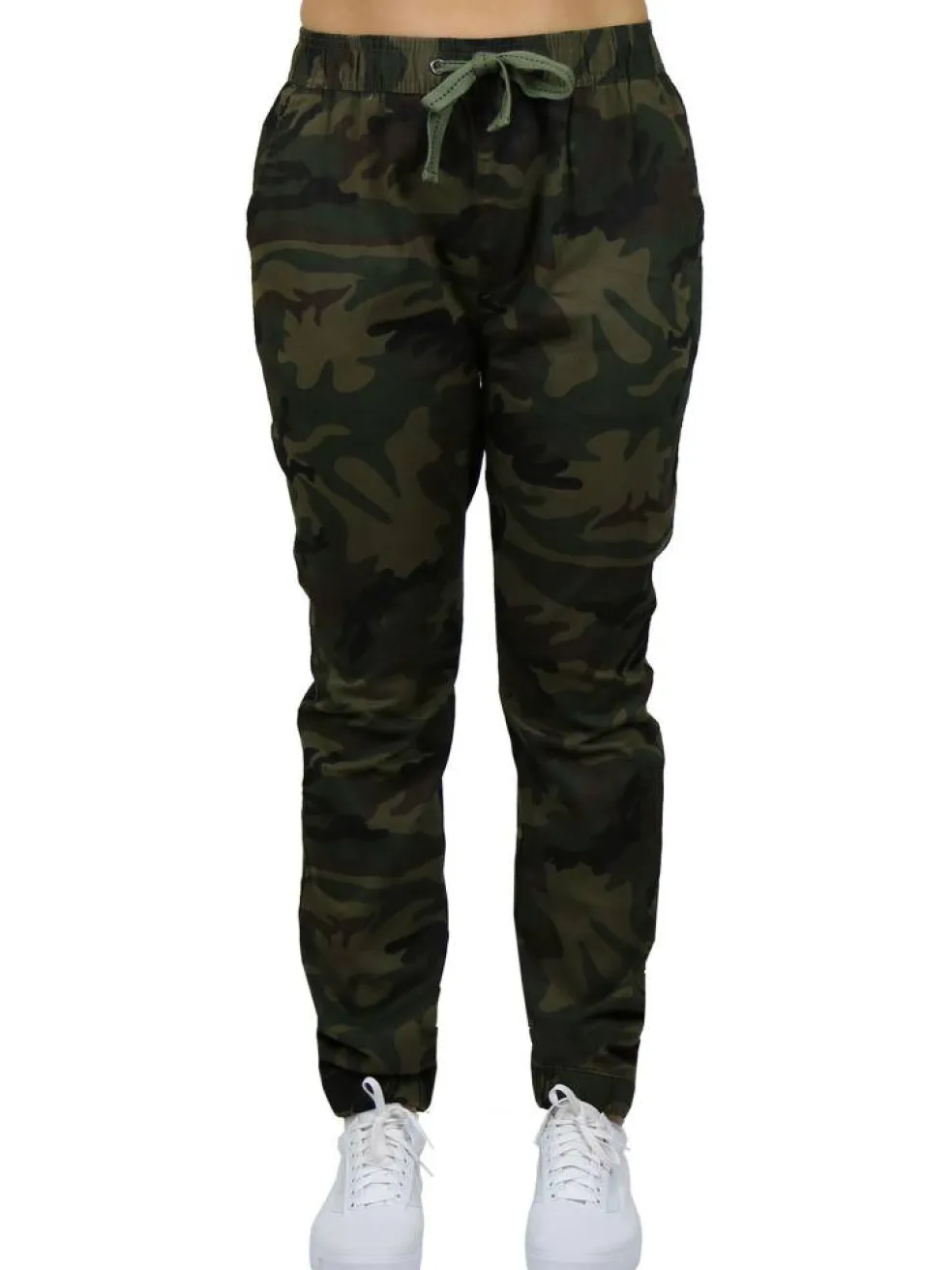 Galaxy By Harvic Loose Fit Stretch Twill Women's Joggers