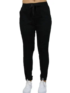 Galaxy By Harvic Loose Fit Stretch Twill Women's Joggers