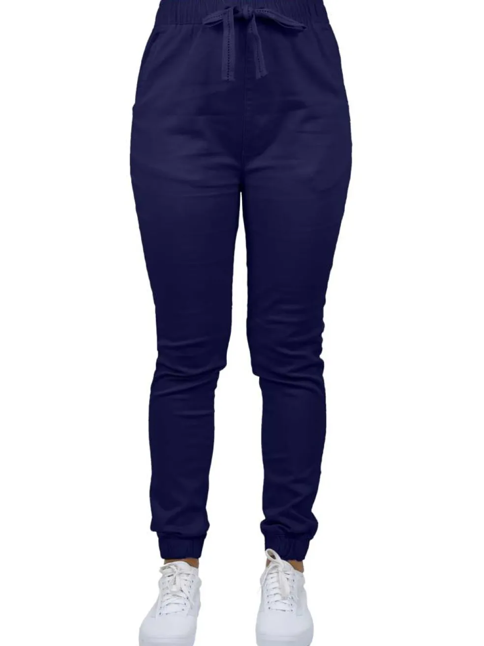 Galaxy By Harvic Loose Fit Stretch Twill Women's Joggers