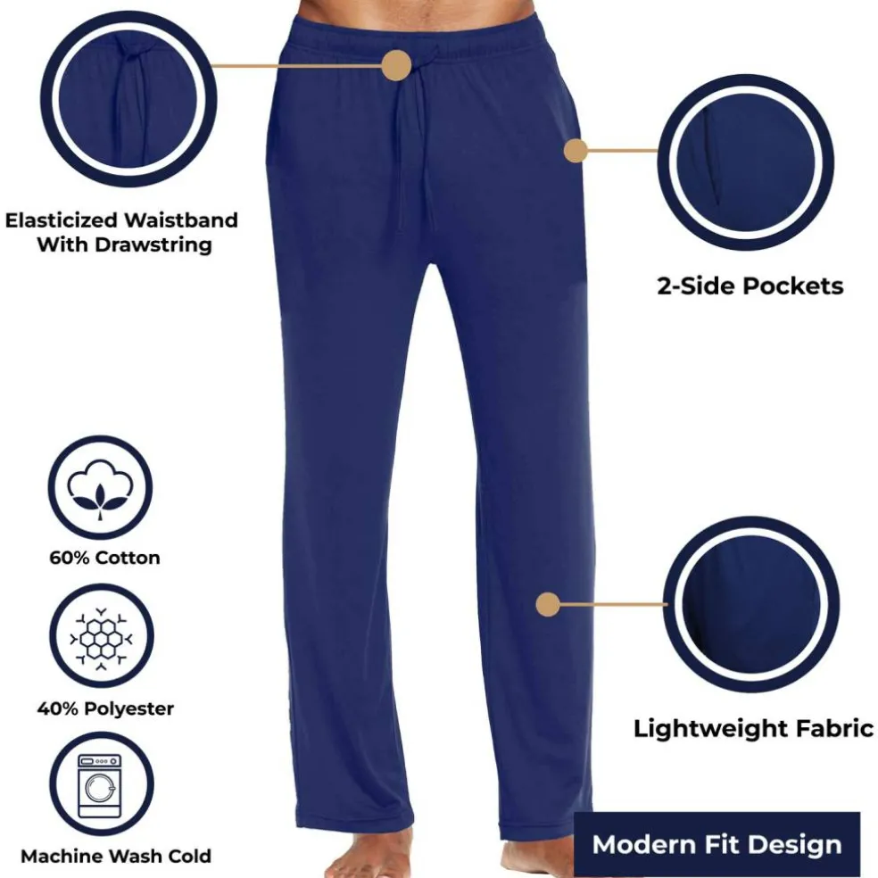 Galaxy by Harvic Men Classic Lounge Pants (Sizes, S-3XL)