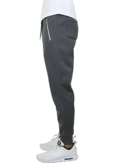 Galaxy by Harvic Men's Fleece-Lined Jogger Sweatpants With Zipper Pockets