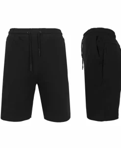 Galaxy By Harvic Men's Tech Fleece Jogger Sweat Lounge Shorts with Long Zipper Side Pocket