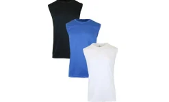 Galaxy by Harvic Performance Men's Muscle T-Shirt 3 Pack