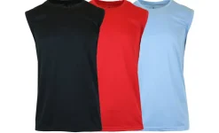 Galaxy by Harvic Performance Men's Muscle T-Shirt 3 Pack