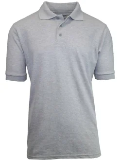 Galaxy by Harvic Short Sleeve Men's Pique Polo Shirt