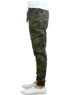 Galaxy By Harvic Slim Fit Basic Stretch Twill Men's Joggers