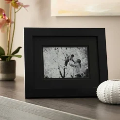 Gallery Black Frame with Black Double Mat by Studio Décor®