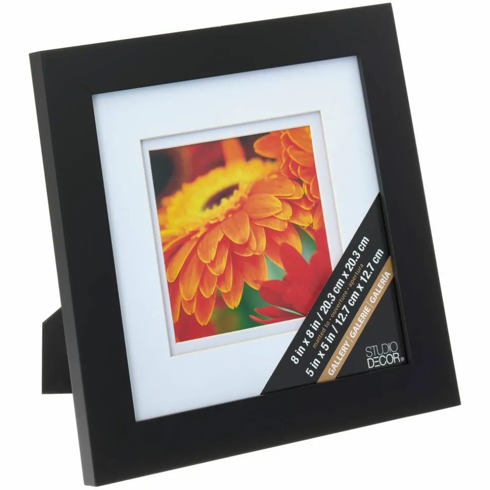 Gallery Black Frame with Double Mat by Studio Décor®