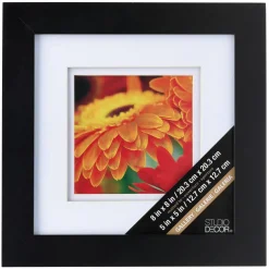 Gallery Black Frame with Double Mat by Studio Décor®
