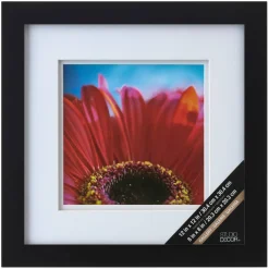 Gallery Black Square Wall Frame with Double Mat by Studio Décor®