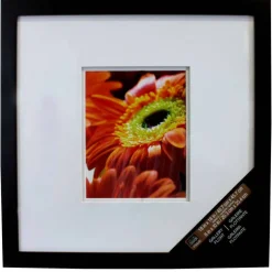 Gallery Black Square Wall Frame with Double Mat by Studio Décor®